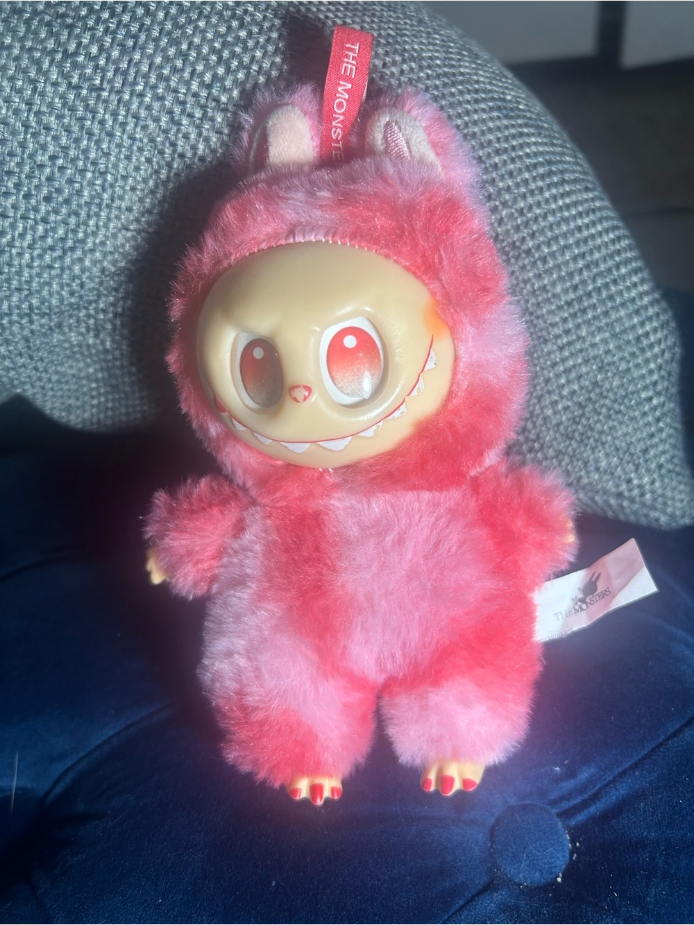 Pink Plush Monster Toy from The Monsters - Labubu Collectible by Pop Mart